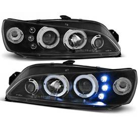 Strålkastare Peugeot 306 97-01 Ringi Svart