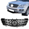 GRILL MERCEDES M-KLASS W164 05-08 SVART KROM