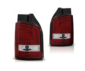 LED-lampor Vw T5 04.10- Röd Vit Led Bar Tuning
