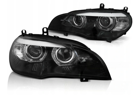 Lampor Full Led Svart För Bmw X5 E70 07-13 Xenon D1S