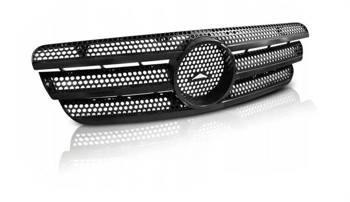 Grillgaller Mercedes W163 98-05 amg style svart