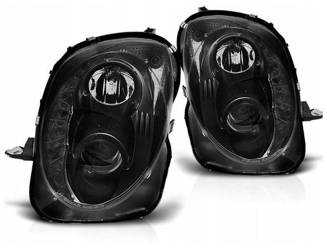 Strålkastare alfa romeo mito svart led drl