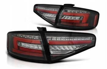 Audi A4 B8 12-15 sedan svarta dts LED-lampor