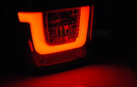 Baklyktor Vw T4 90-03.03 Red Smoke Led Bar