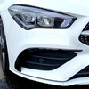 FRONTSPLITTER MERCEDES C118 CLA BLANK SVART