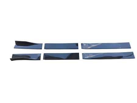 SKODA OCTAVIA MK4 tröskelplattor glänsande svart