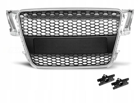 Audi A5 Silver RS-Style frontgrill 07-11