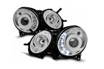 Lampor Nya Mercedes W211 E-klass 02-06 Led i krom