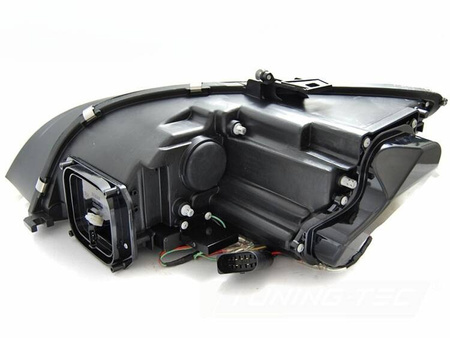 Audi Tt lampor 06-10 8j Svart Led Drl Dts Xenon