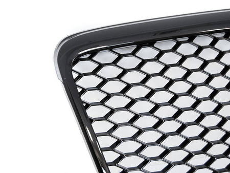 GRILL SPORT BLANK SVART PDC AUDI A6 C6 09-11