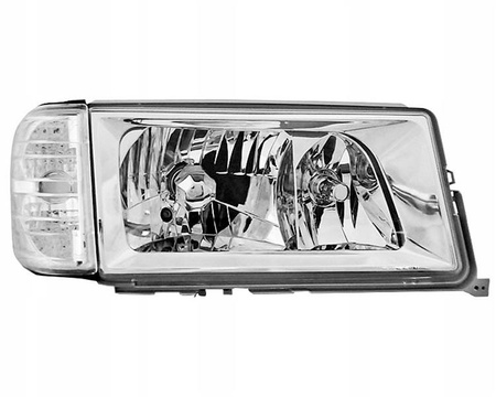 Strålkastare Mercedes W201/190 12.82-05.93 krom