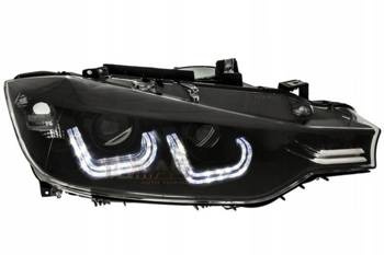 BMW F30 F31 11-15 BLACK RINGI LED-strålkastare