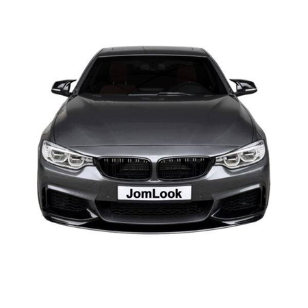 NJURGRILL BMW F32 F33 F36 DUBBLA LAMELLER GLÄNSANDE SVART