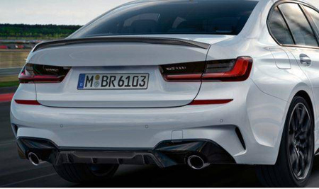 SPOILER BMW 19- TRUNK ABS ABS LOOK CARBON