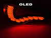Röd OLED LED-lampa för Toyota GT86 12-21