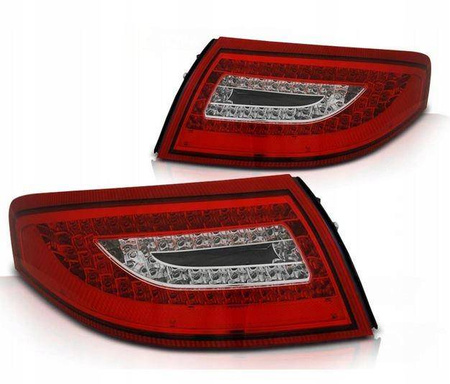 PORSCHE 911 996 99-04 RÖDA VITA LED-lampor