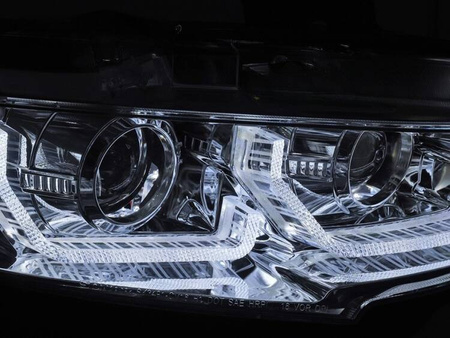 Strålkastare för Honda Civic X '16-'21 krom LED