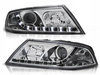 Skoda Octavia II 2 04-08 led krom xenon lampor