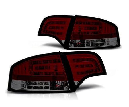 Audi A4 B7 04-08 Sedan Led-lampor med röd rök