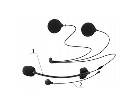 FreedConn KY-PRO intercom för motorcykel svart