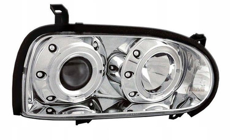 VW Golf III strålkastare CHROM RINGI