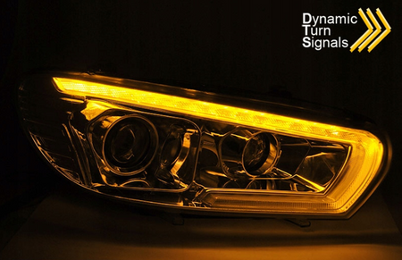 Xenon D1S Ledlampor i krom för Vw Scirocco 08-14