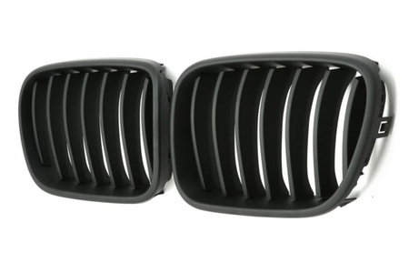 GRILL BMW F25 10-14 GLÄNSANDE SVART