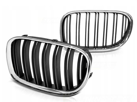 Frontgaller BMW F01 09-15 CHROME BLACK