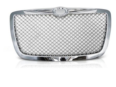 Bentley Style Chrome Grill Passar Chrysler 300 C 04-