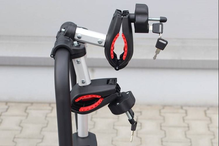 Krokmonterad cykelhållare platofrom - 3 cyklar TBC-01/3
