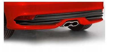 Diffuser sport st style för Ford Focus mk3 15-18 hb