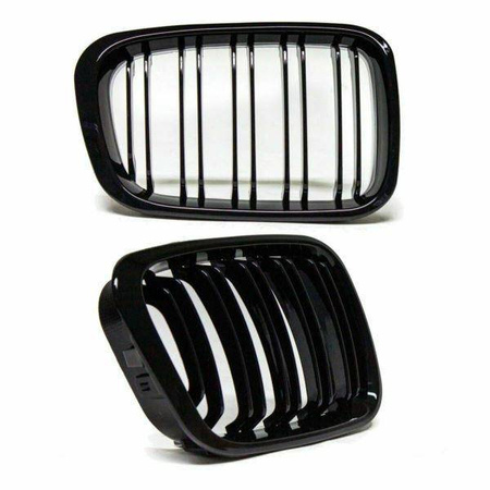 GRILL (NJURAR) BMW E46 98-01 SEDAN BLANK DUBBEL
