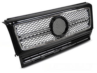 Grill Mercedes W463 90-12 Amg Style Svart Krom