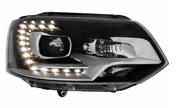 VW T5 2010-15 Xenon Look DRL DEPO strålkastare