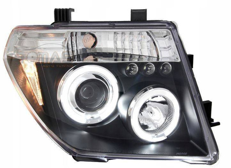 Strålkastare Nissan Navara III CHROM RINGI