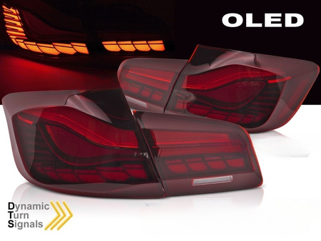 OLED röda LED-bakljus för BMW F10 10-16