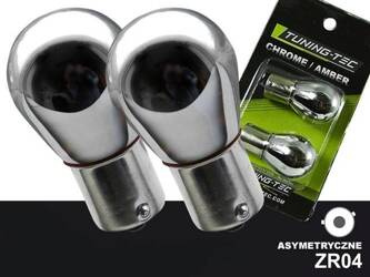 Krom asymmetriska blinkerslampor PY21W