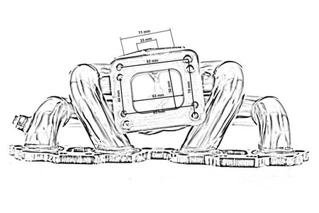 Avgasgrenrör Nissan 200SX SR20DET