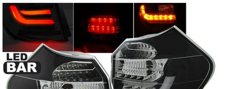 LED-LAMPOR BMW E87/E81 07-11 SVART LED BAR