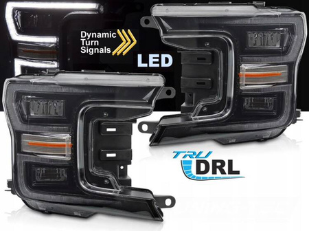 Full LED-strålkastare för Ford F150 MK13 17-20