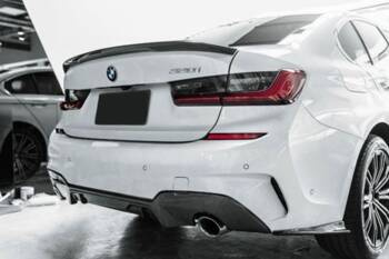 Skyddskåpa SPOILER för BMW G20 19- SEDAN SVART