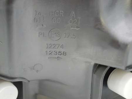 Svart höger strålkastare till Renault Laguna II