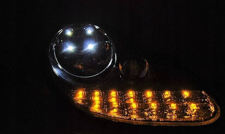 Kromstrålkastare PORSCHE BOXSTER 96-04 / 911 996