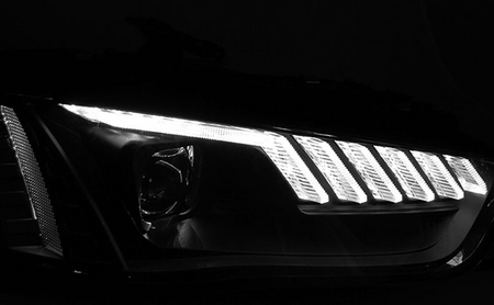 Xenon svarta strålkastare för AUDI A4 B8 12-15