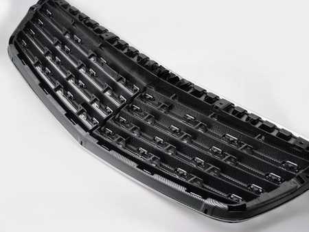 Grill, frontgrill Kolfiber för Mercedes-Benz W221