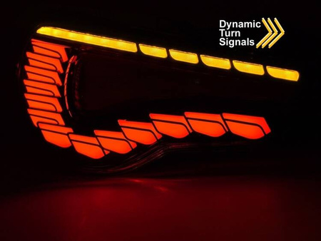 Röd OLED LED-lampa för Toyota GT86 12-21