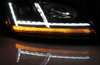 Audi Tt lampor 06-10 8j Svart Led Drl Dts Xenon