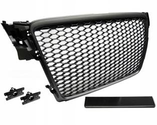 Frontgrill utan emblem Audi A4 B8 RS-Style Svart