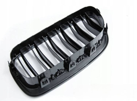 Sport njurgrill, blank svart, för BMW F10 F11