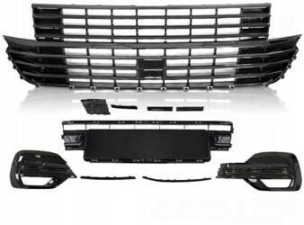 Grill dummy body kit sport svart för VW T6.1 2020-